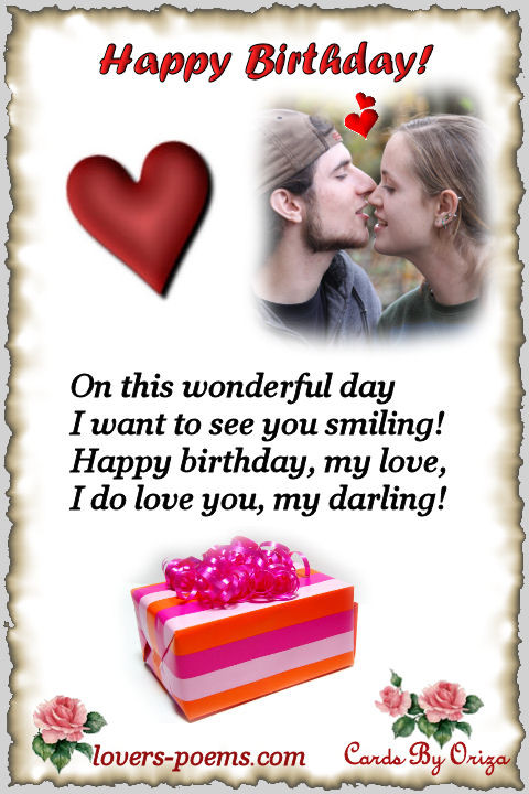Birthday Wishes For My Love
 Happy Birthday