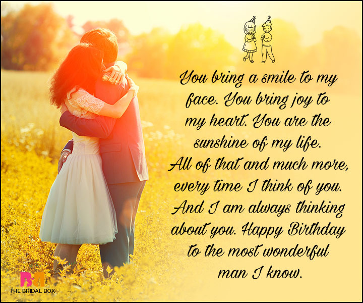 Birthday Wishes For My Love
 Birthday Love Quotes For Him The Special Man In Your Life