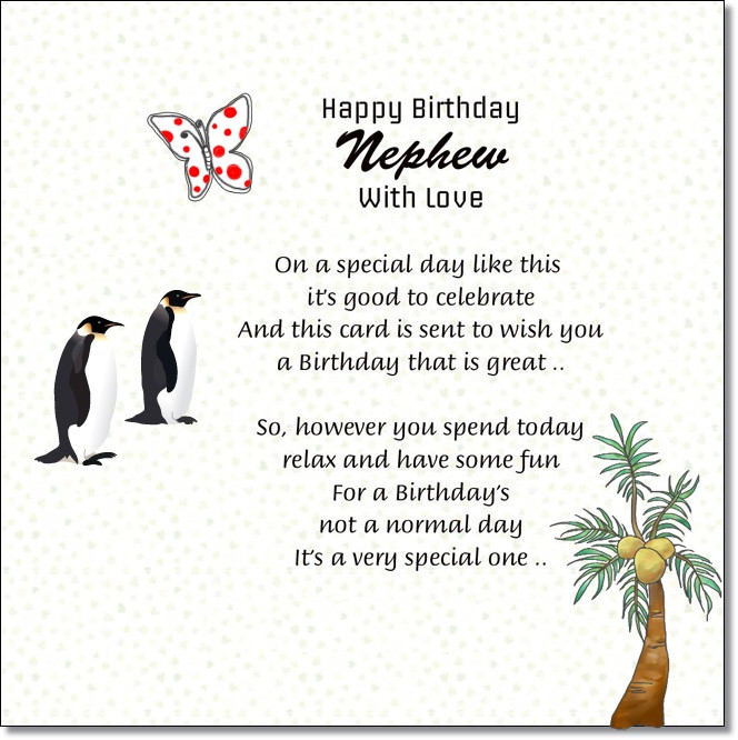 Birthday Wishes For My Nephew
 Nephew Happy Birthday Messages from Aunt and Uncle