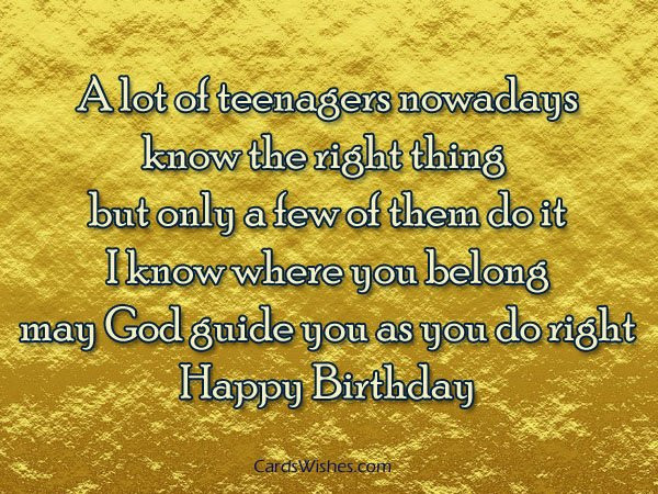 Birthday Wishes For Teenage Son
 Birthday Wishes for Teenager Cards Wishes