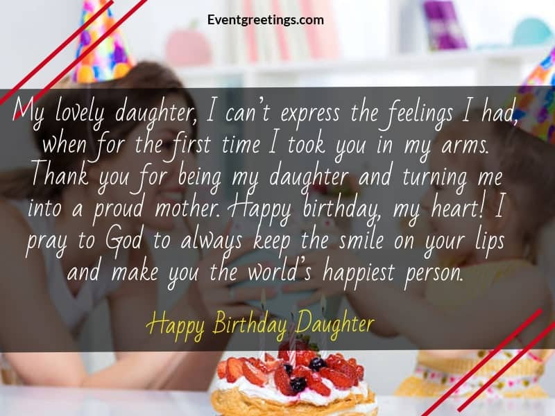 25 Best Birthday Wishes From Mother to Daughter - Home, Family, Style ...