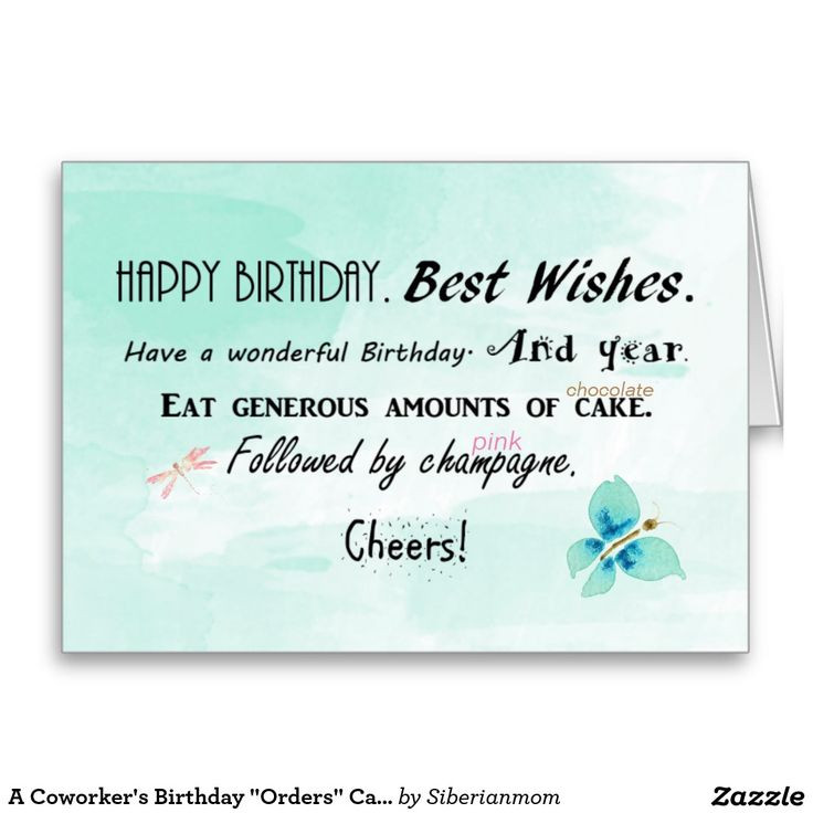 Birthday Wishes To A Coworker
 Best 25 Birthday wishes for coworker ideas on Pinterest