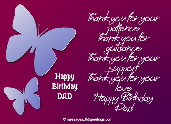 Birthday Wishes To Dad From Daughter
 Birthday Wishes for Dad 365greetings