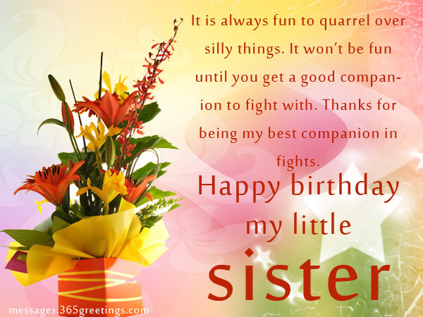 Birthday Wishes To Sister
 Birthday wishes For Sister that warm the heart