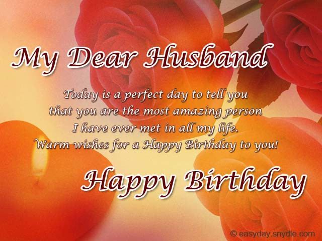 Birthday Wishes To Your Husband
 Birthday Messages for Your Husband Easyday