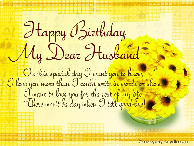 Birthday Wishes To Your Husband
 Birthday Messages for Your Husband Easyday