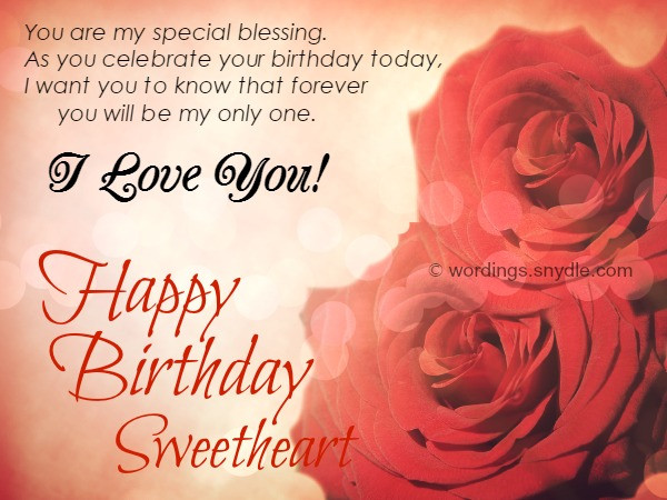 Birthday Wishes To Your Husband
 Cute of Romantic Birthday Wishes for Husband from