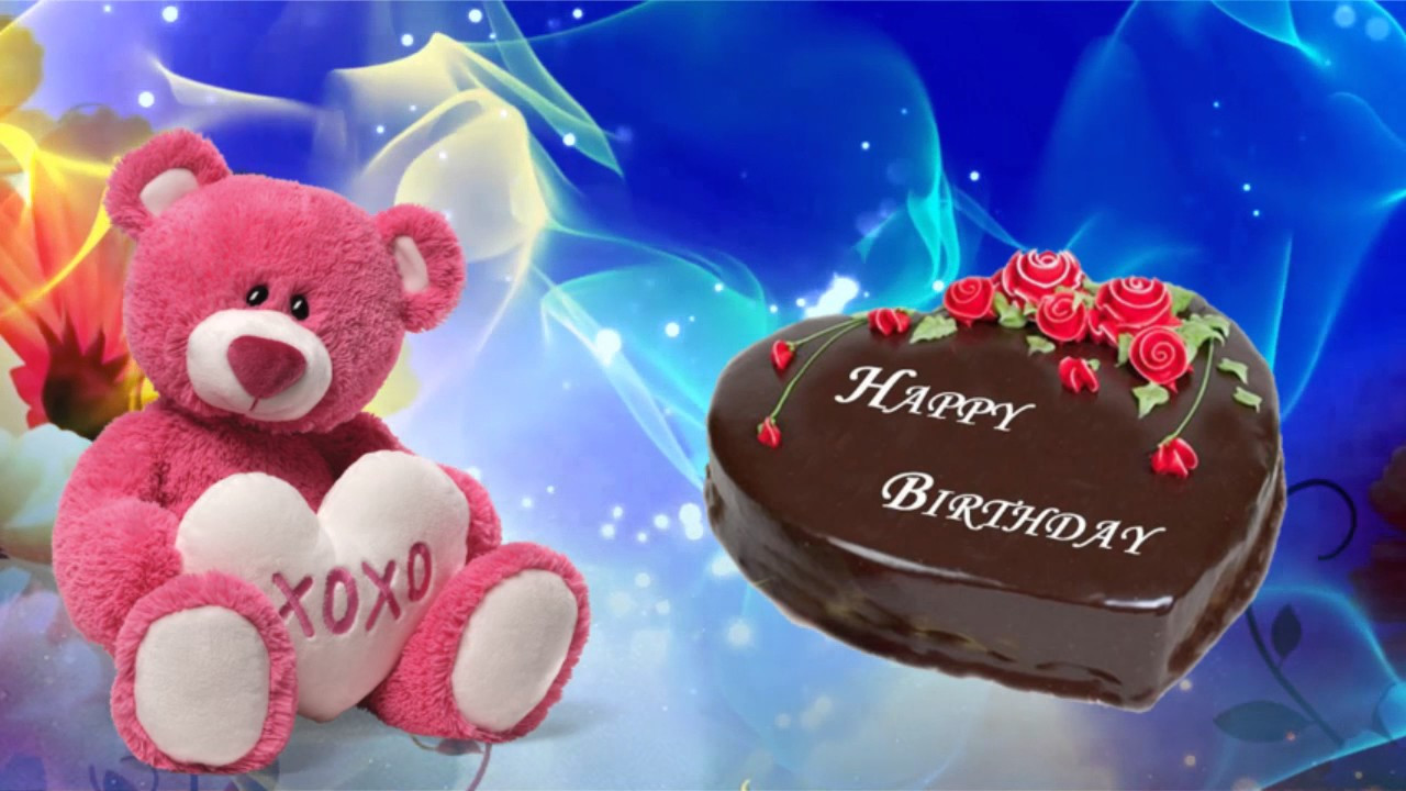 Birthday Wishes Youtube
 Happy Birthday Wishes Teddybear Background Animation Video