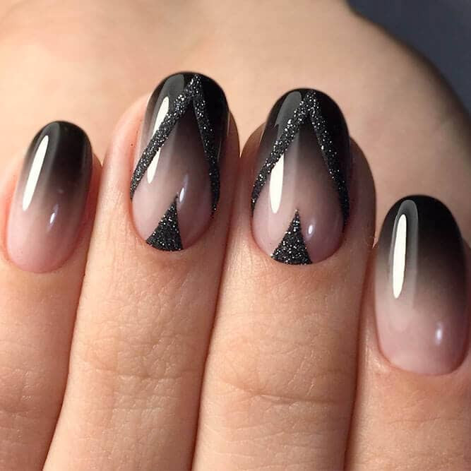 Black Acrylic Nails With Glitter
 50 Stunning Acrylic Nail Ideas to Express Your Personality
