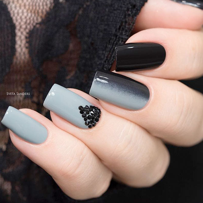 Black And Gray Nail Designs
 30 Grey Nails Ideas To Fall In Love With