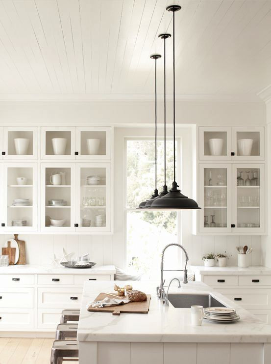 Black Kitchen Pendant Lights
 Smaller Doses of Black in the Kitchen