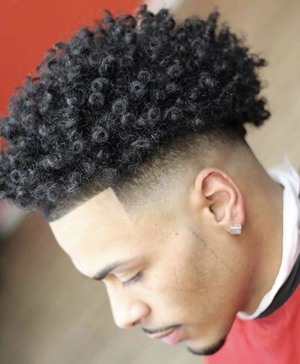 Black Male Curly Hairstyles
 Pinterest Callmetrishh Eye Candy in 2019
