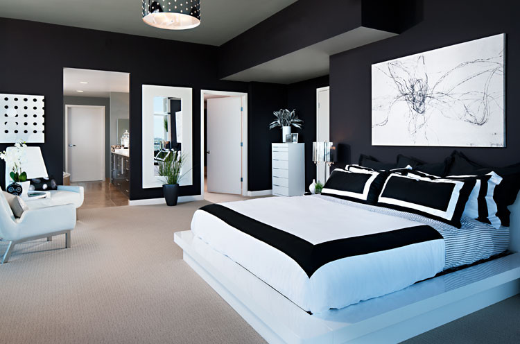 Black Modern Bedroom
 10 Amazing Black and White Bedrooms Decoholic