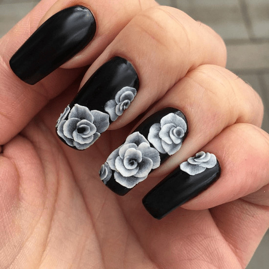 Black Nail Styles
 50 Boldest Black Nail Designs to Stand Out of The Crowd