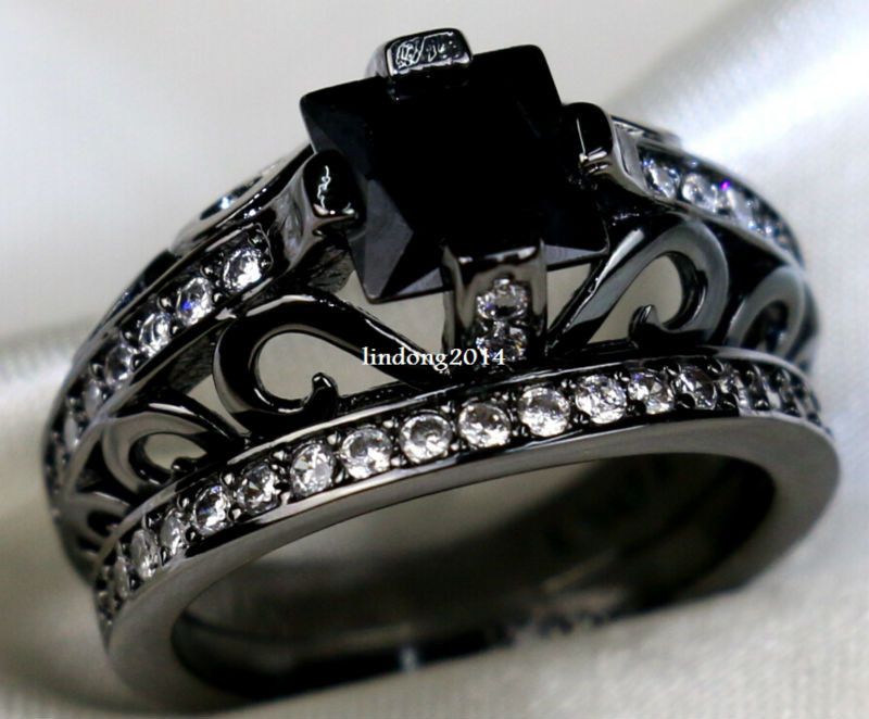 Black Onyx Wedding Ring Sets
 line Get Cheap Engagement Rings yx Black yx Wedding