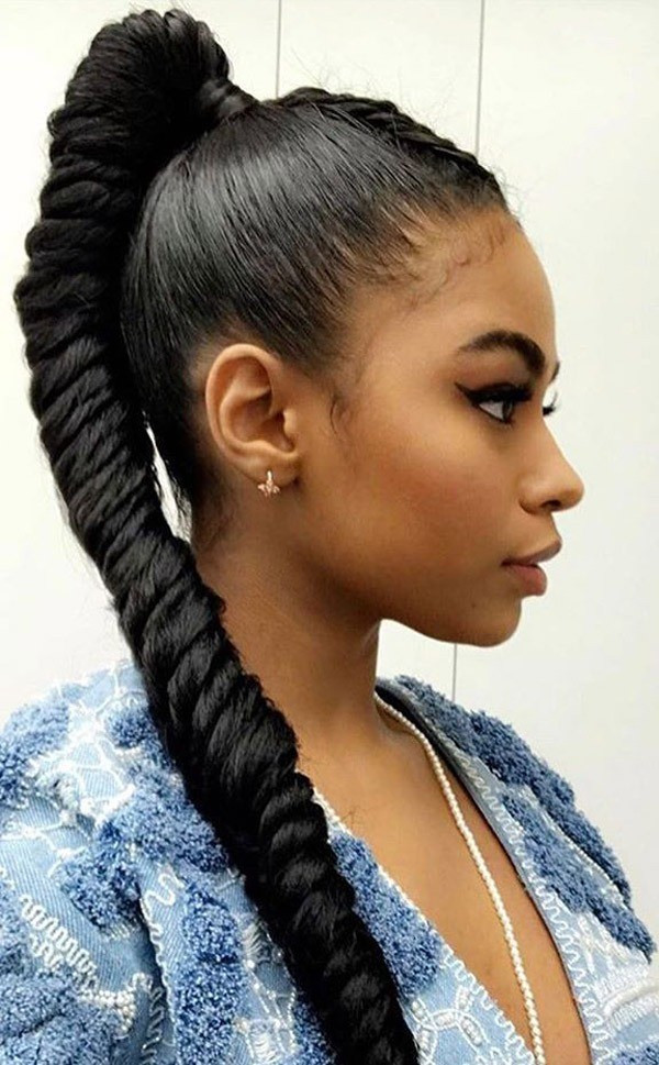 Black Ponytail Hairstyles
 Ponytail Hairstyles for Black Women EveSteps
