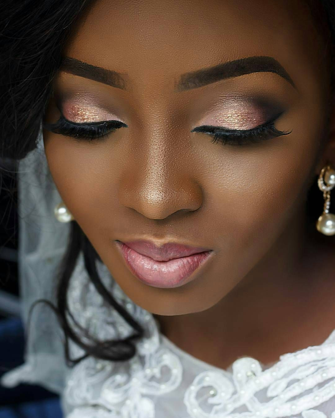 Black Wedding Makeup
 Stunning bride isotope30 Captured by mielphotography