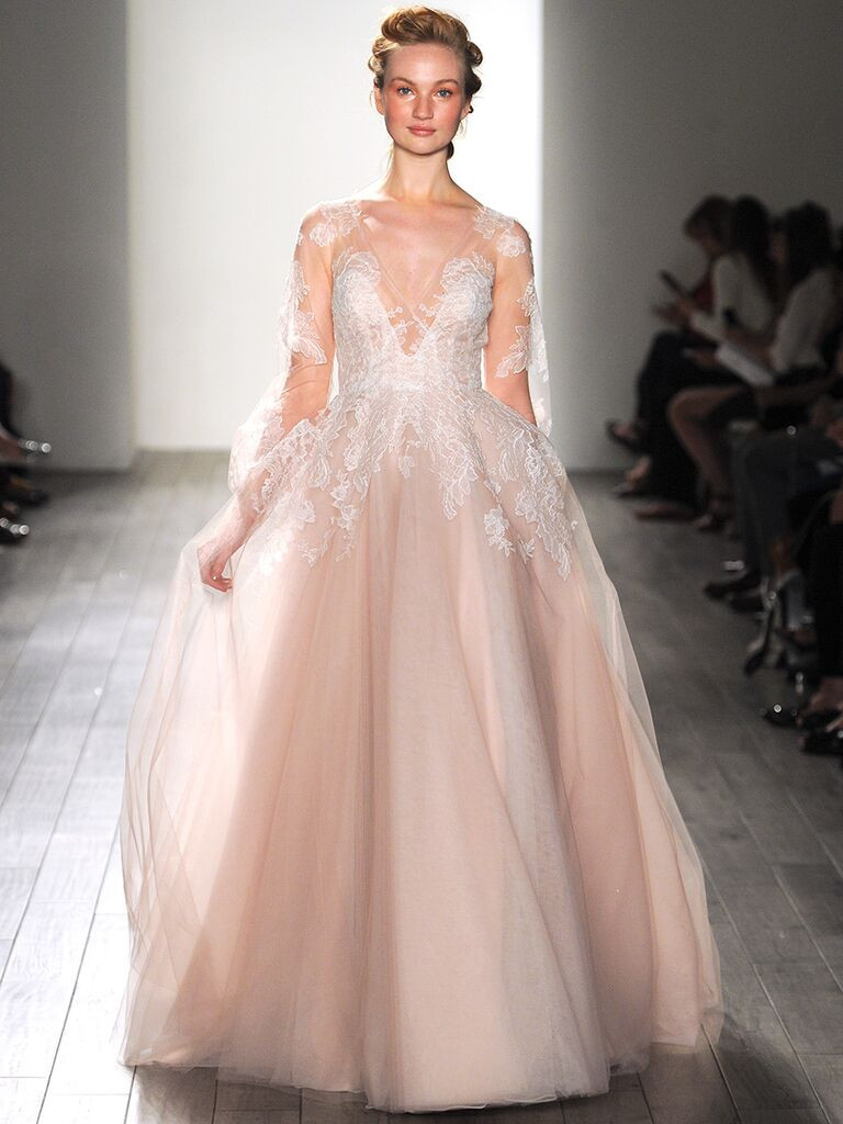 Blush Pink Wedding Gown
 The Prettiest Blush and Light Pink Wedding Gowns