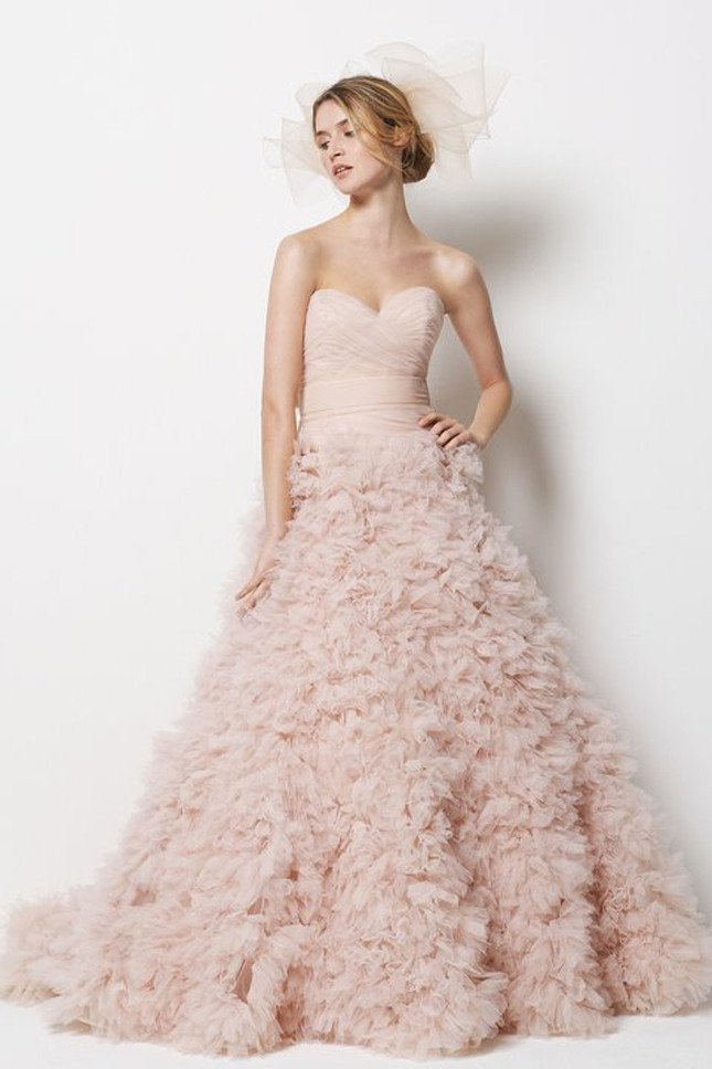 Blush Pink Wedding Gown
 Wedding Trends Blush Wedding Dresses Belle The Magazine