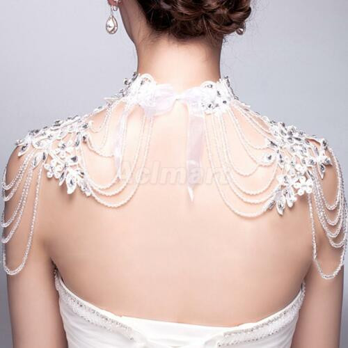 Body Jewelry Choker
 Crystal Bride Shoulder Body Chain Jewelry Wedding