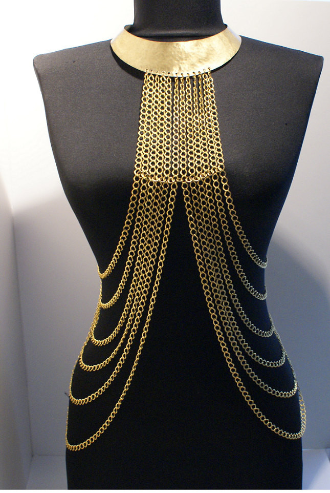 Body Jewelry Choker
 body chain necklace gold body chain necklace gold by