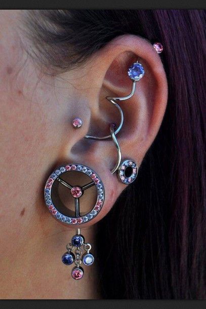 Body Jewelry Earrings
 jewels ear plug ear plug ear plug industrial earring