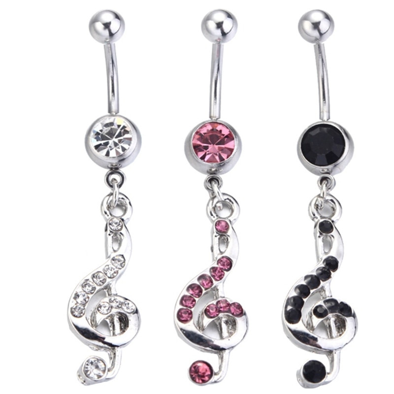 Body Jewelry Earrings
 Medical Stainless steel Belly Button Ring Body Jewelry