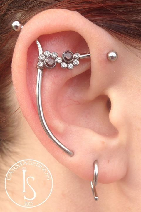 Body Jewelry Ears
 Body piercing jewellery unique ear stud cartilage