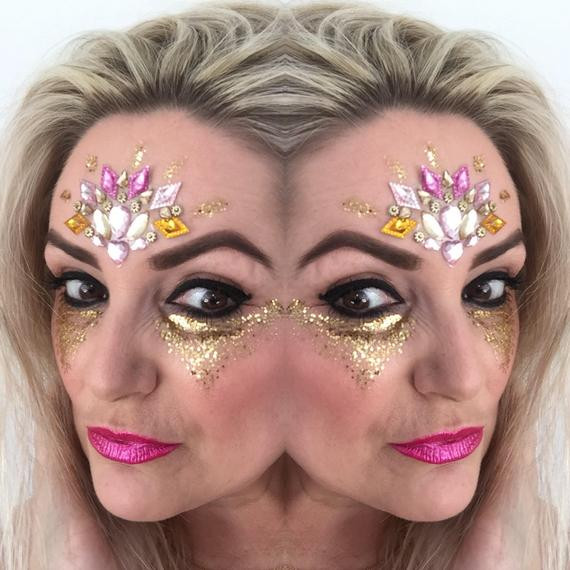 Body Jewelry Face
 Face & Body Jewelry CLARA Glitter Face Festival Face