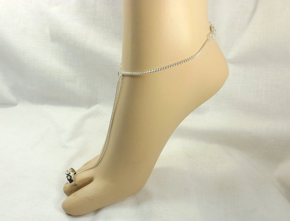 Body Jewelry Foot
 Slaved anklet toe ring body jewelry Anklet bracelet foot