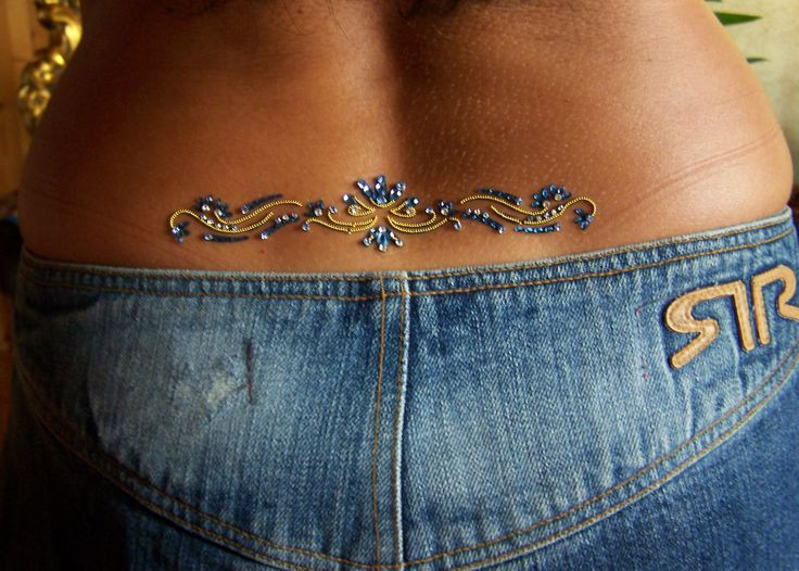 Body Jewelry Tattoo
 7 best images about Lowerback Temporary Tattoos on