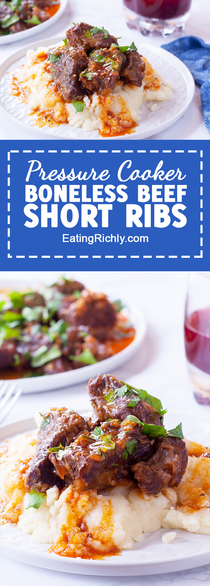Boneless Beef Short Ribs Pressure Cooker
 Pressure Cooker Short Ribs in Under an Hour Eating Richly