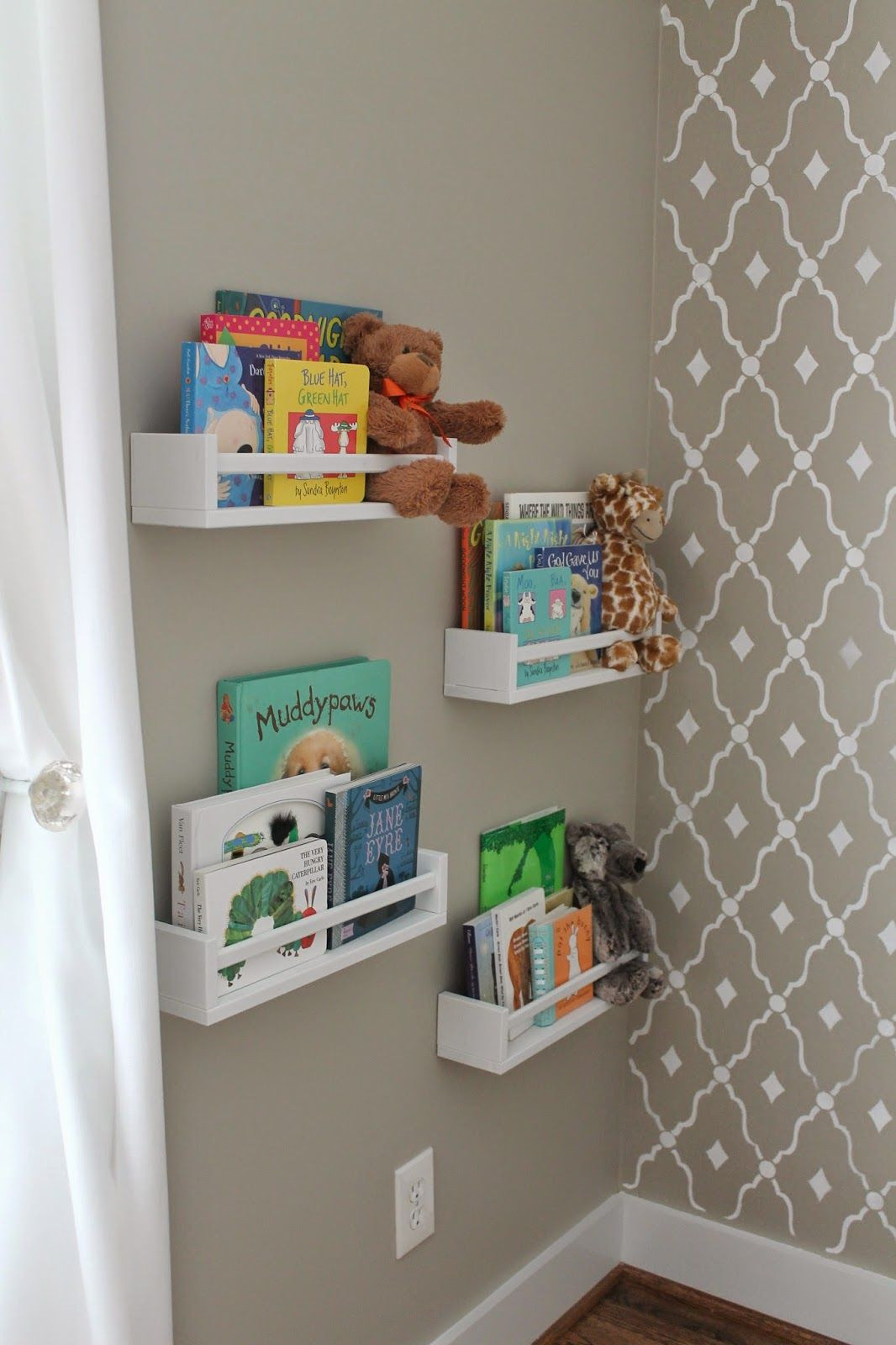 Bookshelf For Kids Room
 Ikea spice racks used as bookshelves