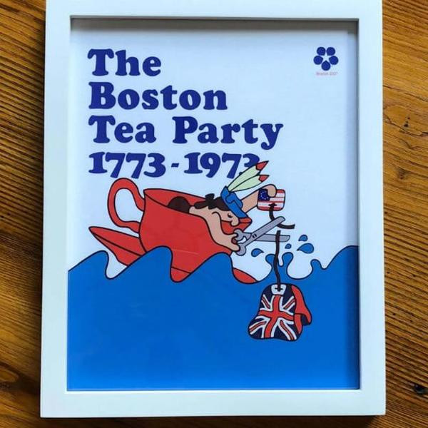 Boston Tea Party Poster Ideas
 "The Boston Tea Party Bicentennial Poster" Framed print