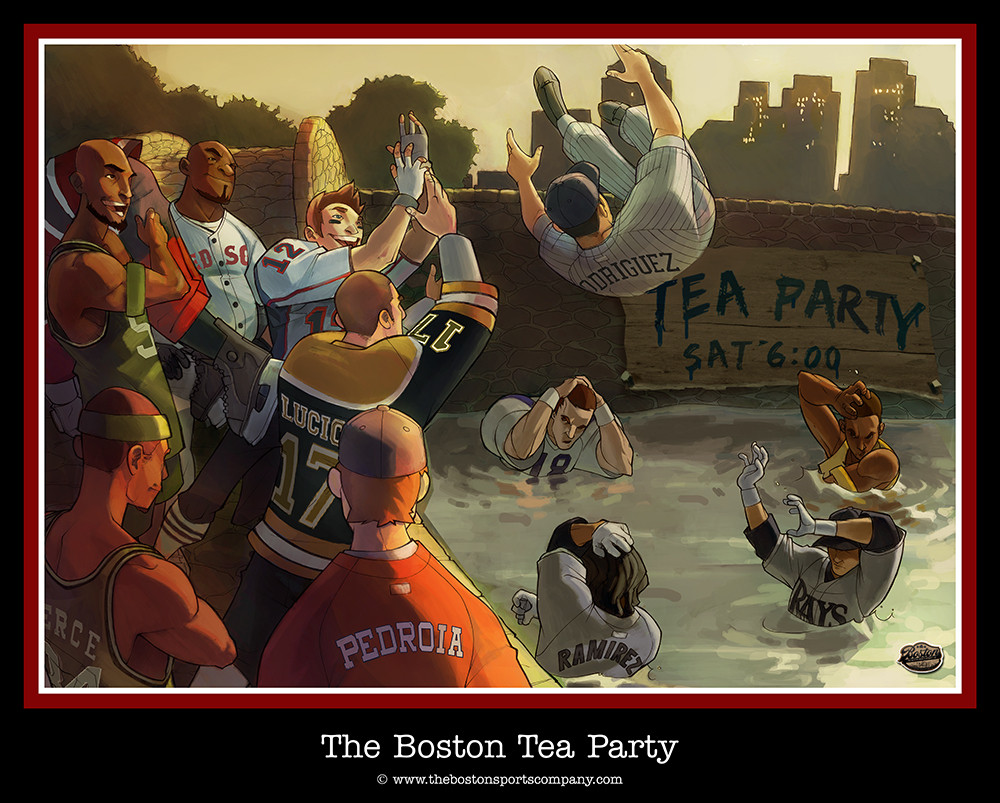 Boston Tea Party Poster Ideas
 The Boston Tea Party Wall Banner I Love Boston Sports Store