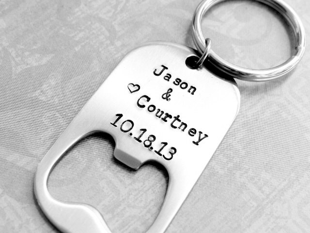 Bottle Opener Wedding Favors
 Wedding Favor Personalized Bottle Opener with by BBeadazzled