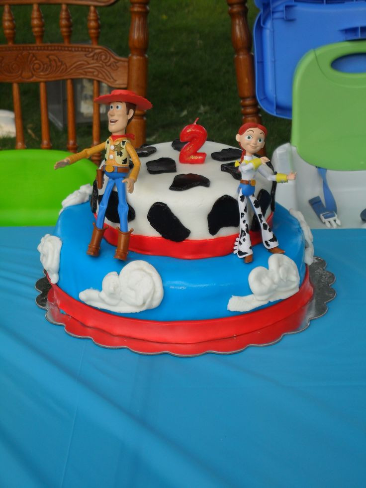 Boy And Girl Birthday Party Themes
 Woody and Jessie birthday cake for joint boy girl birthday
