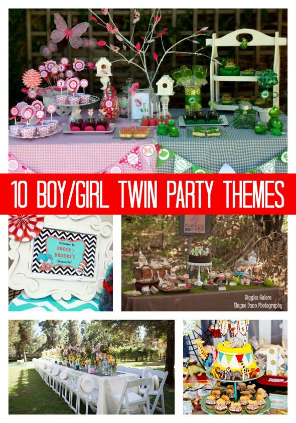 Boy And Girl Birthday Party Themes
 10 Party Ideas For Boy Girl Twins Pretty My Party twins