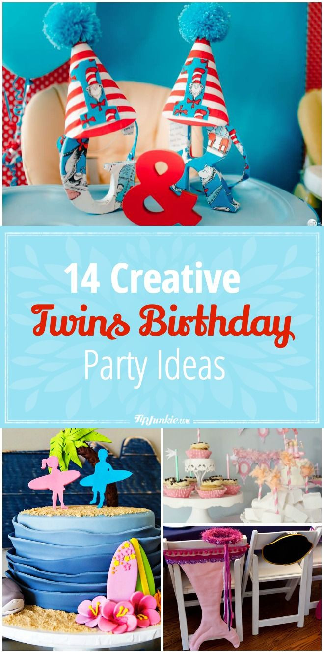 Boy And Girl Birthday Party Themes
 14 Creative Twins Birthday Party Ideas