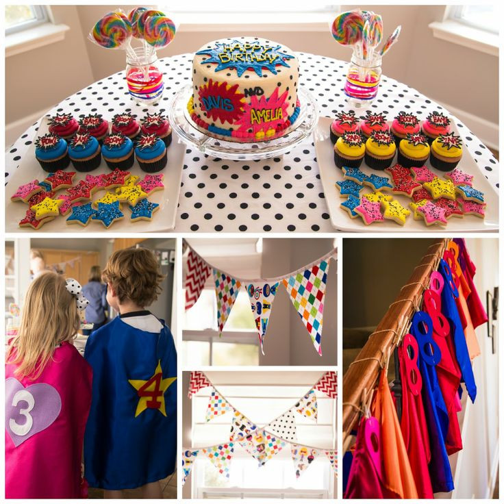 Boy And Girl Birthday Party Themes
 Birthday party decoration ideas for twins
