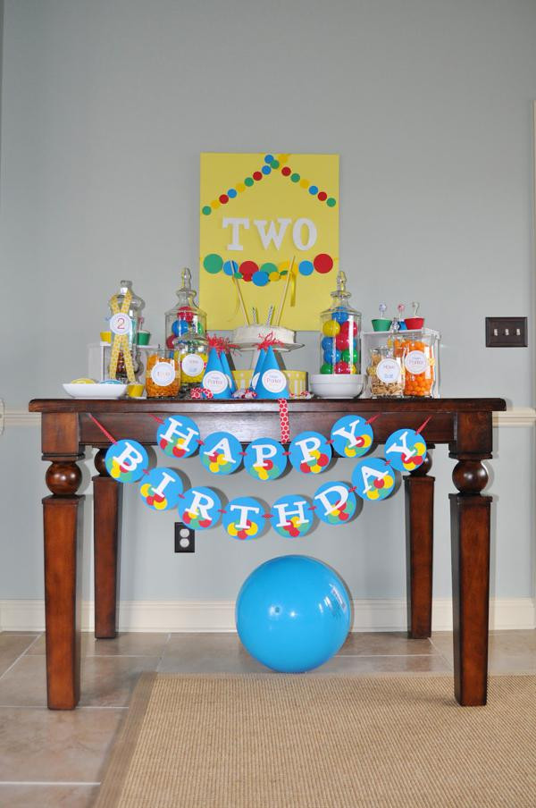 Boys 2Nd Birthday Party Ideas
 Kara s Party Ideas Ball Toy Circle Themed Boy 2nd Birthday