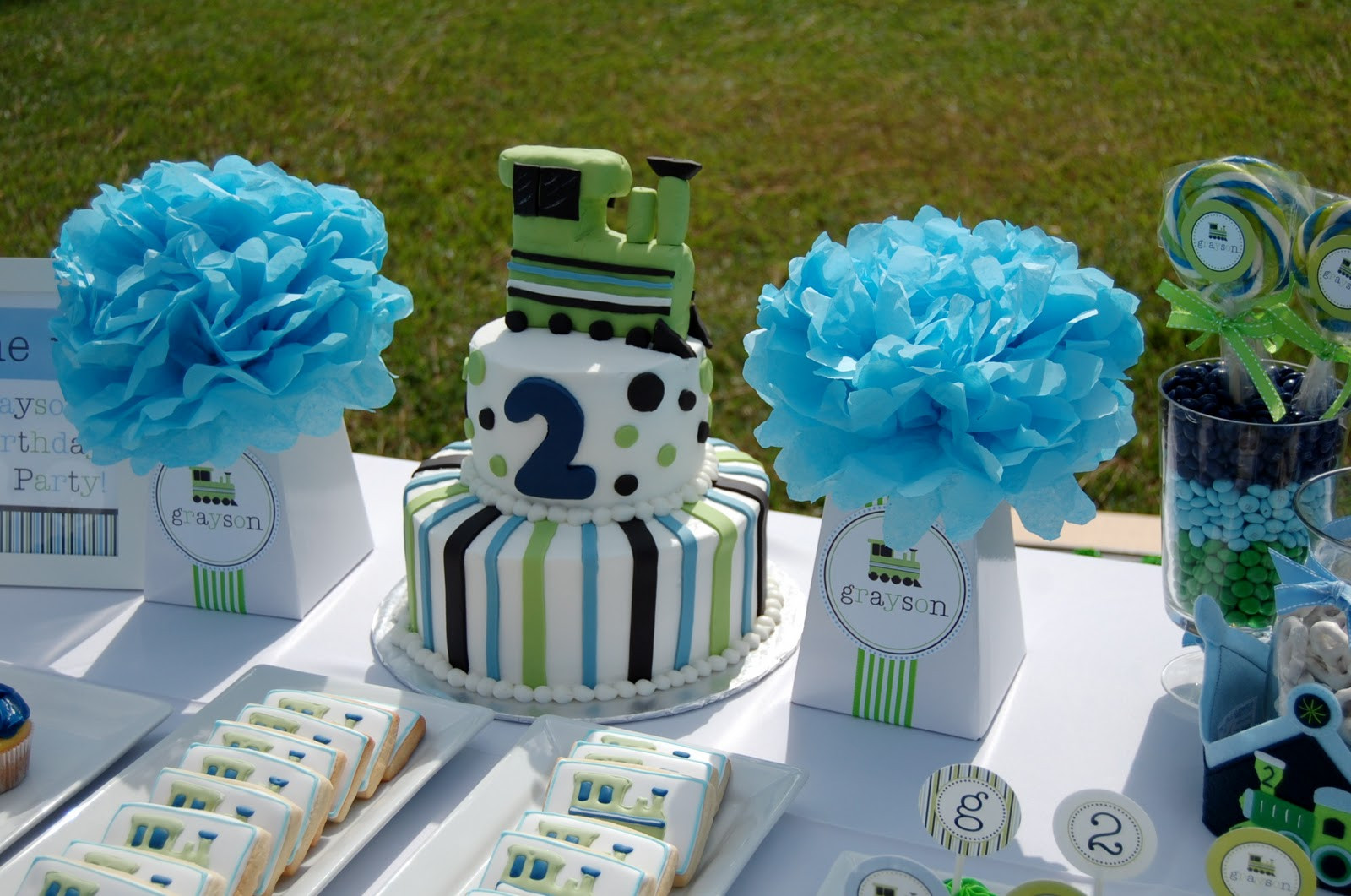 Boys 2Nd Birthday Party Ideas
 The TomKat Studio New to the Shop Vintage Train