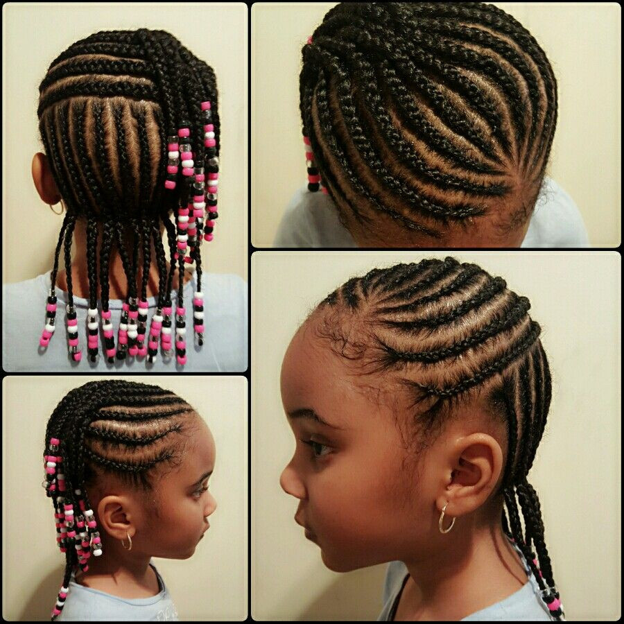 Braid Hairstyles For Kids With Beads
 Braids & beads