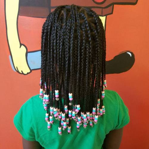 Braid Hairstyles For Kids With Beads
 Braids for Kids – 40 Splendid Braid Styles for Girls