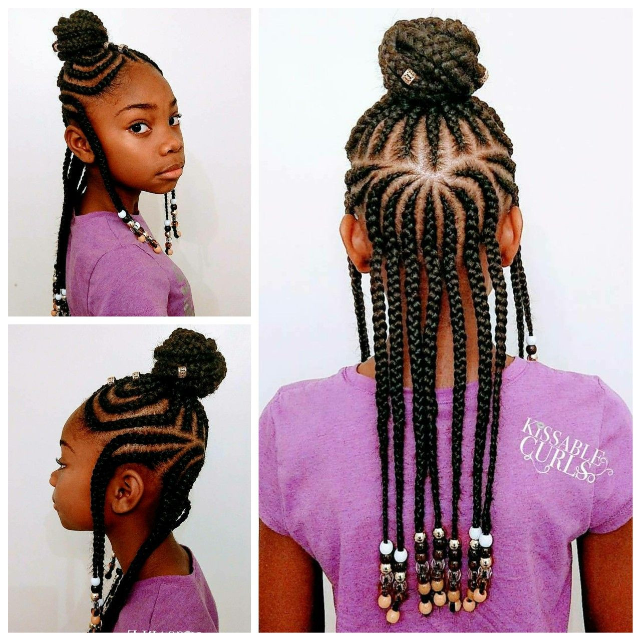 Braid Hairstyles For Kids With Beads
 Fulani Inspired Braids with Beads