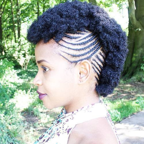 Braided Mohawk Hairstyles Natural Hair
 Fun Fancy and Simple Natural Hair Mohawk Hairstyles