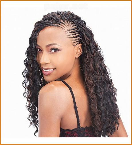 Braids And Curly Hairstyles
 Curly micro braids hairstyles