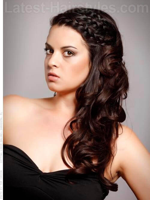Braids And Curly Hairstyles
 14 Gorgeous Braided Updos You Must Try