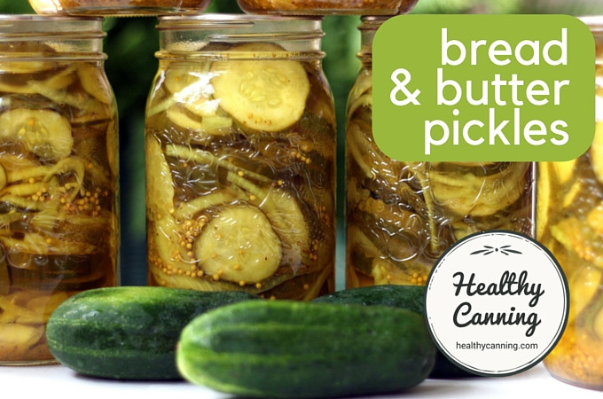 Bread And Butter Pickle Canning Recipe
 Bread and butter pickles Healthy Canning
