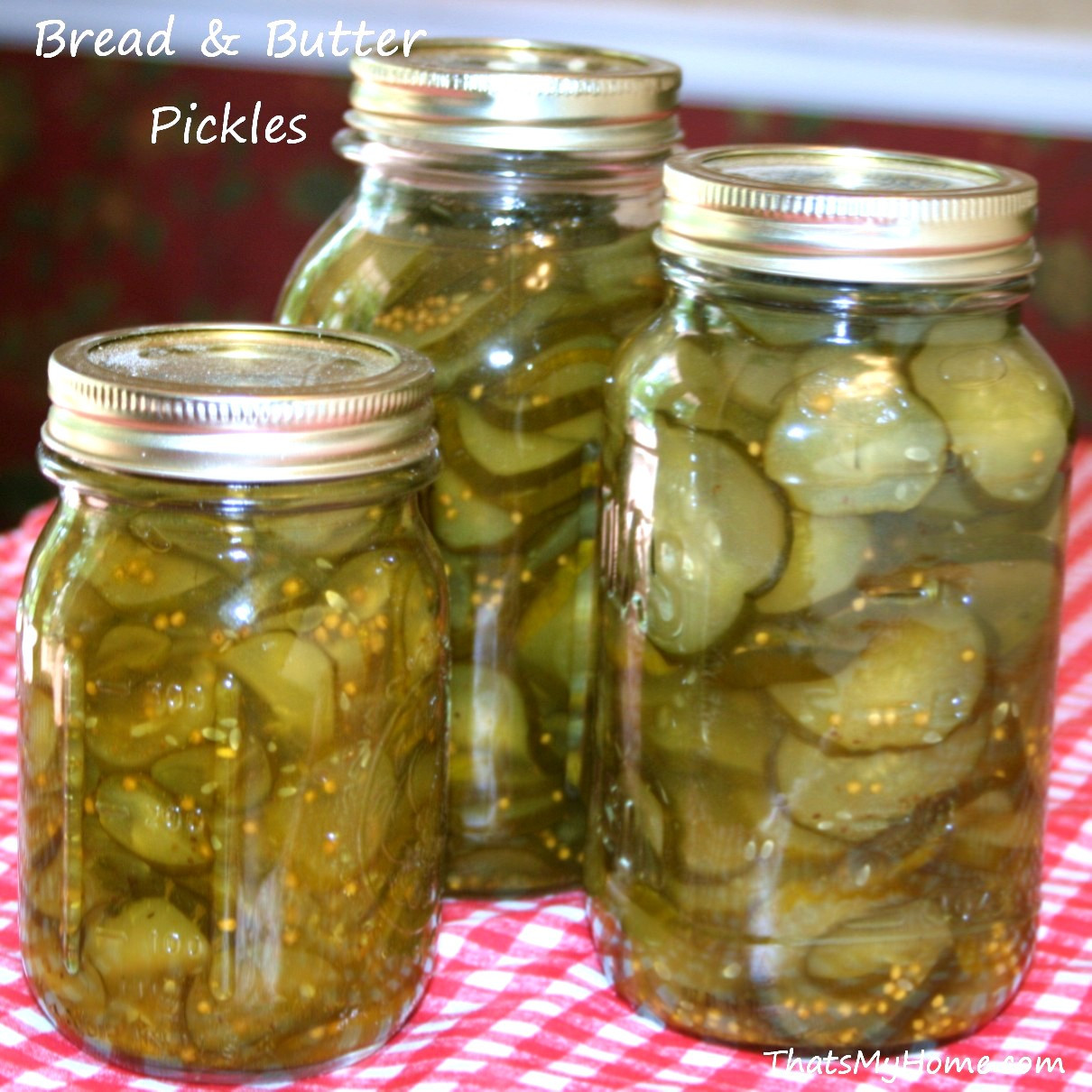Bread And Butter Pickle Canning Recipe
 Bread and Butter Pickles Recipes Food and Cooking